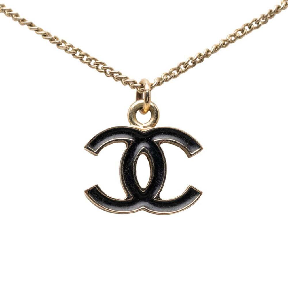 CHANEL Black Logo Necklace - Picture 3 of 6